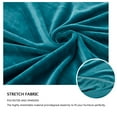 thumbnail image 4 of Velvet 1 2 3 Cushion Couch Cushion Cover for L-Shaped Sofa Chaise Longue Sofa Slipcover, Stretch Sofa Cover Non-slip Soft Furniture Protector -blue-Loveseat, 4 of 6