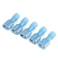 thumbnail image 4 of Conectores de terminal macho y hembra, conector de terminal de cable eléctrico macho y hembra azul Conectores de cable de crimpado rápido aislados 100 piezas, 4 of 5
