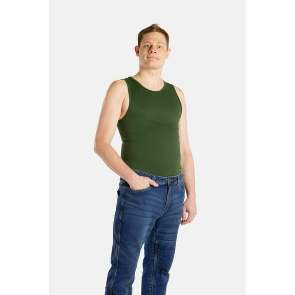 No Limbits Adaptive Men's Olive Sensory Compression Tank