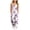 A243 Purple, variant on Girls' Boho Botanic Overalls Sleeveless Tie Strap Rompers Loose Fit Harem Jumpsuits Kids Summer Casual Trousers for Daily Wear Lightweight Long Pants