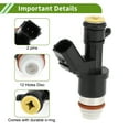 thumbnail image 5 of No.16450R40A01 Fuel Injector for Honda Civic Si 2.4 2012-2015 Flow Match Black Fuel Nozzle 1 Pc, 5 of 7