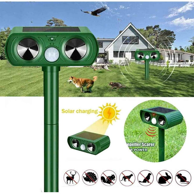 Waterproof Animal Deterrent Devices Outdoor Repels Cat, Dog, Fox