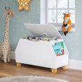 thumbnail image 4 of Kids Catch-All Toy Storage Box - White, 4 of 6