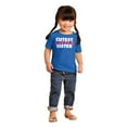 thumbnail image 3 of Cutest Little Sister Sibling Family Youth T Shirt Tee Girls Infant Toddler Brisco Brands 24M, 3 of 5