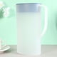 thumbnail image 2 of EeaseMX Hervidor de agua de plástico de 1,6 l, resistente al calor, para agua fría y jugo, con tapa (azul), 2 of 7
