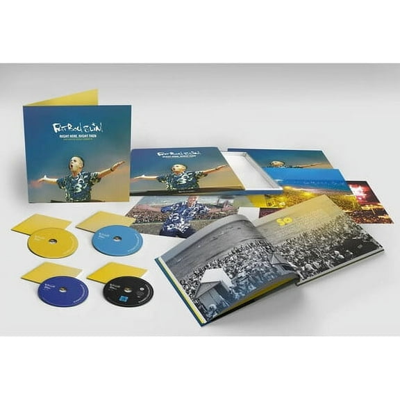 Fatboy Slim - Right Here Right Then - Deluxe Boxset includes 3CD's, DVD, 48-Page Hardback Book & Art Cards - Music & Performance - CD
