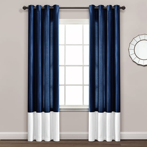 Lush Decor, Juego De Cortinas Prima De 54 X 95 Pulgadas, Color Marrón/blanco óxido/gris, Para Sala, Comedor, Dormitorio (par), 54 X 95 Pulgadas