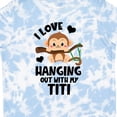 thumbnail image 4 of Inktastic Monkey I Love Hanging out with My Titi Boys or Girls Toddler T-Shirt, 4 of 5
