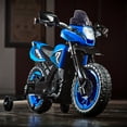 thumbnail image 2 of Huffy 6V Motorcycle Kids' Battery Ride-On, Ages 3-7 Years Old, Blue, Youth, Boy's, 2 of 9