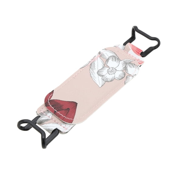 Unique Bargains 1 Pc Hand-Strap for Kindle Flower Finger Grip Holder Pink White