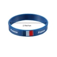 thumbnail image 2 of BRIGHTFUFU Blue Circular Wristbands 12Pack for International Matches and Cheer, 2 of 4