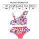 thumbnail image 2 of Traje de baño para bebé, traje de baño para niñas pequeñas, traje de baño para niñas con un solo hombro + traje de baño con parte inferior de cintura alta (2 piezas), 2 of 5