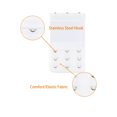 thumbnail image 4 of INSPIRE CHIC Women's Elastic Bra Hook Extensions 3 Rows 2 Pcs Skin Color 1 and White, 4 of 6