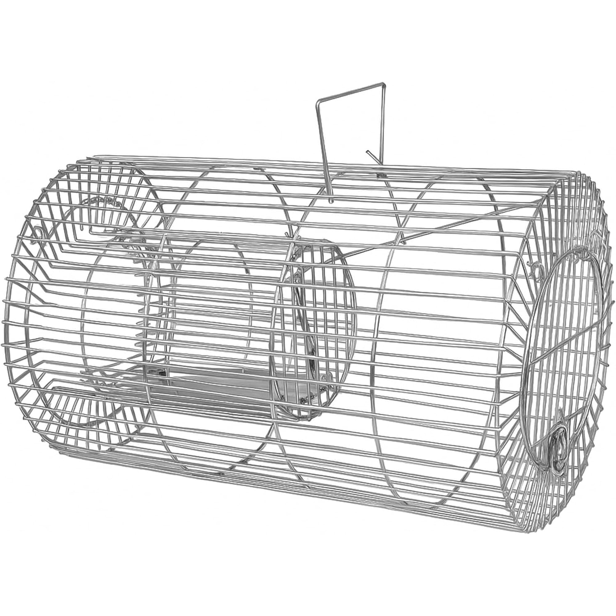 Rust-Resistant Metal Wire Rodent Trap with Quick-Trigger Door, No-Kill Catch & Release Cage for Rats, Mice, Chipmunks, Voles and Other Small Animals – Durable, Lightweight for Indoor/Outdoor Use