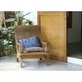 thumbnail image 3 of Simply Daisy, 14" x 20" Flower Bell Blue Floral Decorative Outdoor Pillow, 3 of 3