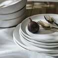 thumbnail image 3 of Stone Lain Macchio 12-Piece Dinnerware Set Stoneware, White Matte, 3 of 6