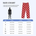 thumbnail image 4 of Disketp Pantalon de Pyjama à Pois Rouges pour Hommes - Pantalon de Détente et de Sommeil en Polaire Ultra Douce (Taille : S-TTG)-TTG, 4 of 6