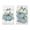 Blue 2, variant on Sm:)e Give Thanks Eucalyptus Leaves Watercolor Blue Pumpkins Fall Kitchen Dish Towels Set of 4, 18 x 26 Inch