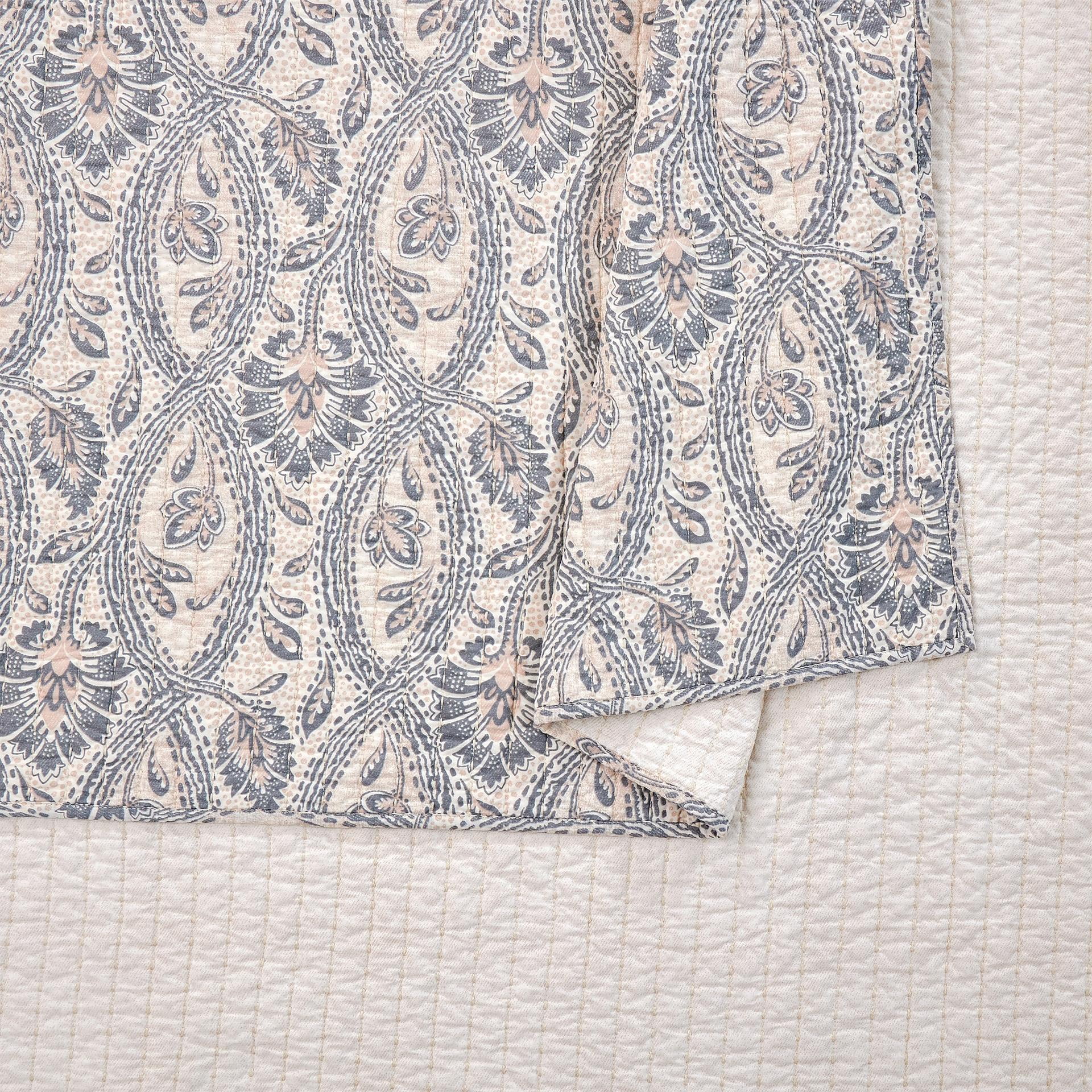 Spartina 449 Jonas Hundred 3-Piece Medallion Cotton Quilt Set, Full/Queen