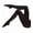Black, variant on Perfectly Opaque Shaper Tights - Womens - Female (Medium/Large, Dark Chocolate)