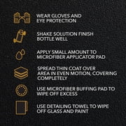 Solution Finish - Black Plastic & Vinyl Trim Restorer - Black (12 oz)