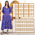 thumbnail image 5 of Miss Lavish London Kaftan Dress - Caftans for Women - Women's Caftans Long Maxi Style Dresses One Size [151-Blue], 5 of 5