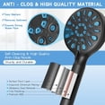 thumbnail image 3 of Filte Shower Head Modes High Pressure Shower Head with Handheld Showerhead Built in Power Wash for Clean Remove Chlorine & Hard Water with Shower Hose & Sh, 3 of 8