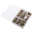 thumbnail image 4 of 220Pcs Steel Rivet Nut Color‑Plated Zinc Flat Head Boxed M3/4/5/6/8/10/12 Combination, 4 of 14