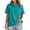 N813 Blue, variant on Likimi Womens Sweatshirt Button Down Short Sleeve Solid Color Stand Collar Sweatshirt For Women Everyday Wear Comfortable Pullover Tops Size L