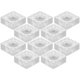 thumbnail image 1 of Square Furniture Pads Non Slip Rubber Feet For Chairs Office Use 10Pcs, 1 of 5
