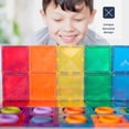 thumbnail image 4 of CONNETIX Magnetic Tiles, Rainbow Mini Pack, 24 Pieces, 4 of 6