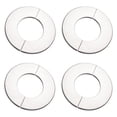 thumbnail image 1 of Unique Bargains Wall Split Flange Stainless Steel Round Escutcheon Plate for 24mm Diameter Pipe 4Pcs, 1 of 6