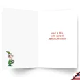 thumbnail image 2 of 1 Funny Christmas Greeting Card W/ Envelope - Happy Holidays Artificial Letter, 2 of 6