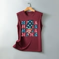 thumbnail image 5 of SMihono Hauts pour Femmes Débardeur Mode Imprimé Col Rond Confortable T-shirt Ample Fête des Mères Sans Manches Blouse Décontractée Débardeurs pour Femmes Hauts d'Été pour Femmes, 5 of 5
