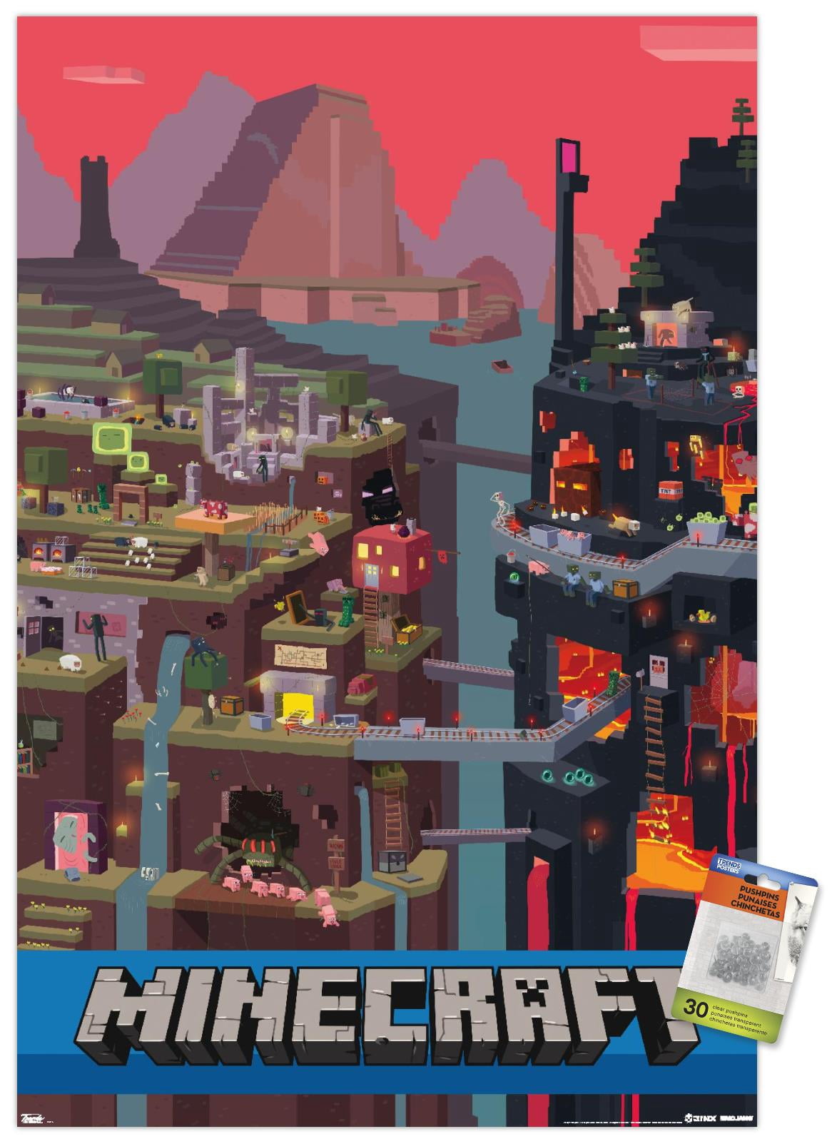 Minecraft Signed Minecraft World Beyond Characters Original Art