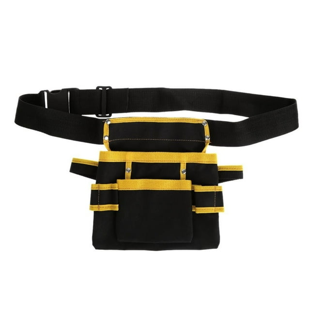 Sac à Outils Multifonctionnel pour Électricien, Pochette de Taille, Support de Rangement, Organisateur Réglable