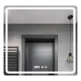 thumbnail image 1 of Banna Espejo Led Baño Touch 3 Modo Con Antivaho Hora Temp Cuadrado 60x60cm, 1 of 7