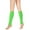 Green, variant on Leg Warmers for Women Trendy 80s 90s Outfit Coloful Ribbed Long Yoga Socks Orange Free Size