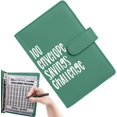 thumbnail image 4 of XINQIHANG 100 Envelope Savings Challenge Binder, Easy and Fun Way to Save $5,050, Budget Binder Savings Challenge Book, Savings Book with Cash Envelopes, for Budgeting Planner & Saving Money, 4 of 7