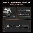 thumbnail image 2 of Bigboy Steam Train Bricolage Modèle Blocs de Construction Ensemble Locomotive MOC Brique Jouets Cadeau, 2 of 10