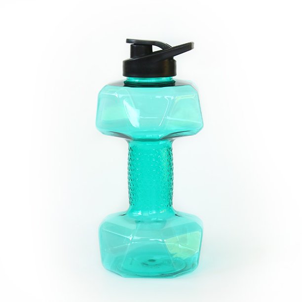 Hervidor para ejercicio con mancuernas creativo, llenado de agua, taza de agua con mancuernas, mancuerna de inyección de agua portátil, olla de plástico para músculo del brazo