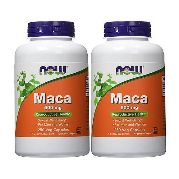 Now Foods - Maca 500 mg 250 Veg Capsules (Pack of 2)
