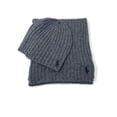 thumbnail image 2 of Polo Ralph Lauren Men's Lambswool Blend Hat, Scarf Set, Charcoal Grey, 2-Piece, 2 of 3