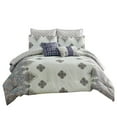 thumbnail image 2 of HGMart Bedding Comforter Set Bed In A Bag - 7 Piece Luxury Printed Microfiber Bedding Sets - Oversized Bedroom Comforters, Queen Size, Resen, 2 of 6