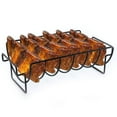 thumbnail image 4 of BBQ Ribs Rack, Grilling Smoking Ribs Rack, Bbq Rib Rack Rack, Rack for Ribs, Fits Gas and Charcoal Grills, for Grilling Steaks, 4 of 5