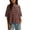 K135-Wine, variant on Ailaofu Womens Oversized Striped T-Shirts Summer Casual Color Block Short Sleeve Tops Drop Shoulder Boxy Tees