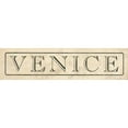 thumbnail image 3 of Marrott, Stephanie 14x6 Black Modern Framed Museum Art Print Titled - Venice, 3 of 5