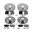 thumbnail image 3 of PowerStop Front and Rear Z23 Evolution Sport Carbon-Fiber Ceramic Brake Pad and Drilled & Slotted Rotor Kit Fits: MERCEDES-BENZ Select Models K6703, 3 of 10