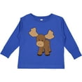 thumbnail image 3 of Inktastic Cute Moose Boys or Girls Long Sleeve Toddler T-Shirt, 3 of 5