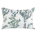 thumbnail image 2 of Teal Tree Branch Throw Pillow Cover, Spring Botanical Printed Rectangle Decorative Pillow Case Protector Soft Cushion Cover Lumbar Pillowcase for Couch Sofa Bedroom Car Chair Decor 12x20 Inch, 2 of 8